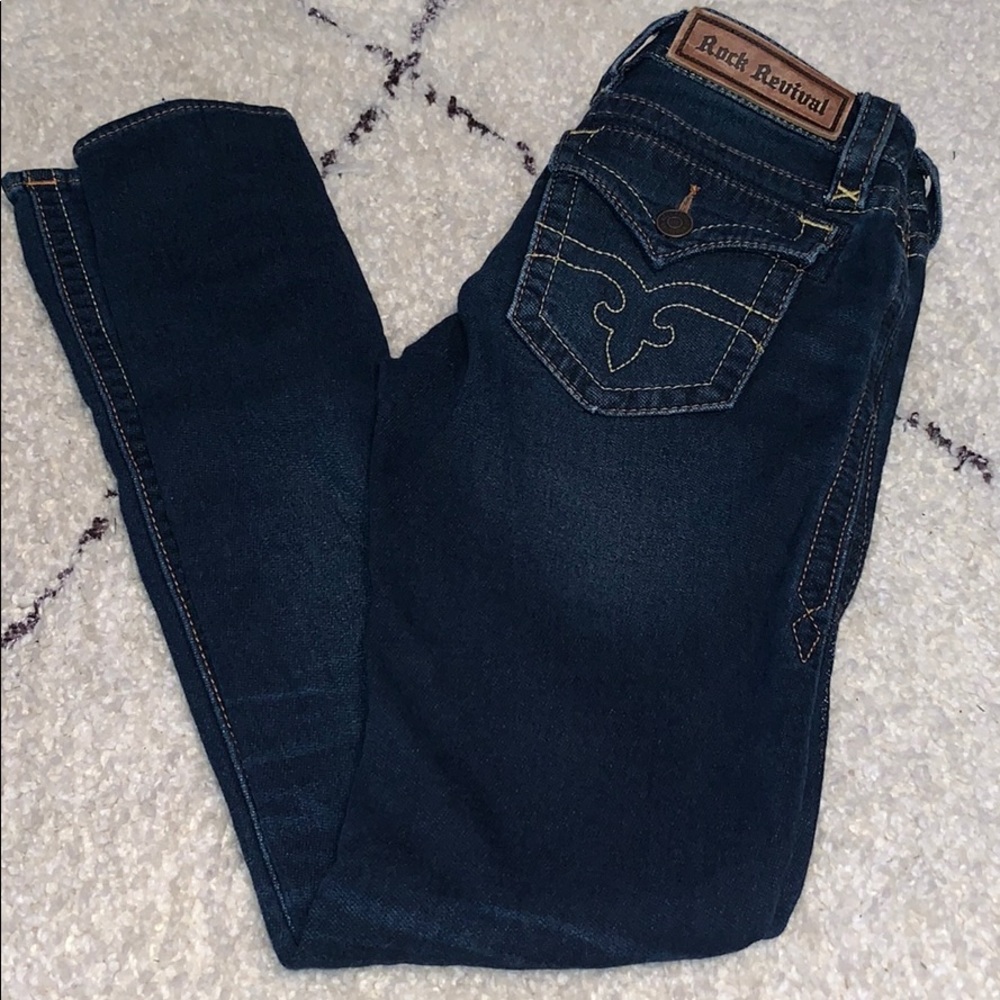 Rock Revival Jessica Skinny Jean Size 26 NWOT